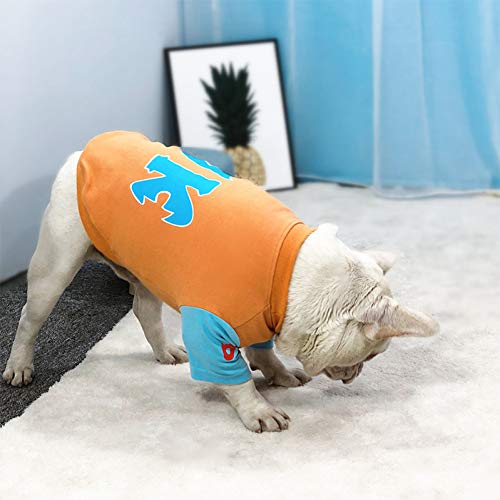 DOGCATMM Ropa para Perros Mascotas Ropa para Perros Ropa para Perros Pug Bulldog Francés Ropa De Algodón para Perros Ropa para Mascotas Ropa para Perros Chaleco