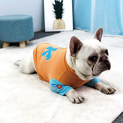 DOGCATMM Ropa para Perros Mascotas Ropa para Perros Ropa para Perros Pug Bulldog Francés Ropa De Algodón para Perros Ropa para Mascotas Ropa para Perros Chaleco