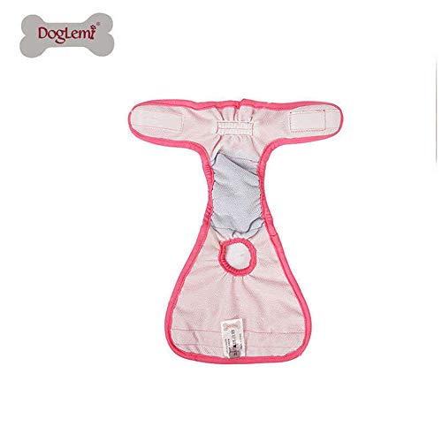 Doglemi - Pañales para Perro, Reutilizables, para Mascotas, fisiológicos, menstruales, higiénicos, para Cachorro, Super Absorbente, Ropa Interior