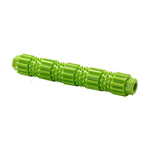 DXWSLJHB Cepillo para Perros, Palo para Masticar Perros de Caucho Natural Duradero, Palillos para cepillos de Dientes para Perros, Juguetes de Limpieza Dental para Perros (Verde, 7.1 * 0.98 Pulgadas)