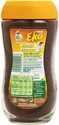 Eko - Mezcla de cereales solubles - Sabor de miel y jalea real - 150 g