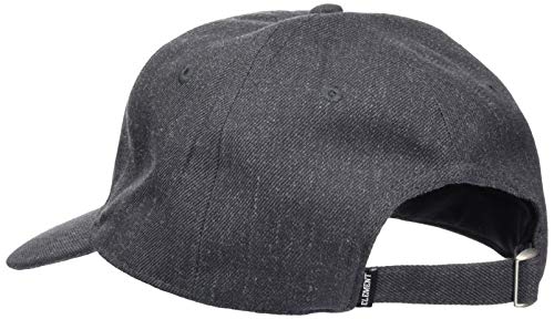 Element Fluky Dad Cap Caps, Hombre, Charcoal Heathe, One Size