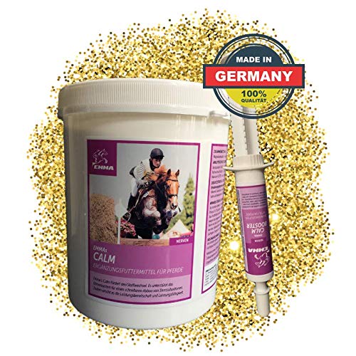 EMMA ⭐ Magnesio Vitamina E para Caballo, Calm I SPARSET I Vitamina E, Fuerte Nerven I Tranquilidad para 's nervöse Caballo I Pellets 1 kg Plus 1 Booster