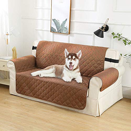 Eono by Amazon Muebles lavables, funda protectora de sofá de tres plazas para mascotas