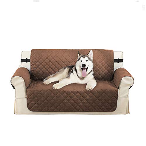 Eono by Amazon Muebles lavables, funda protectora de sofá de tres plazas para mascotas