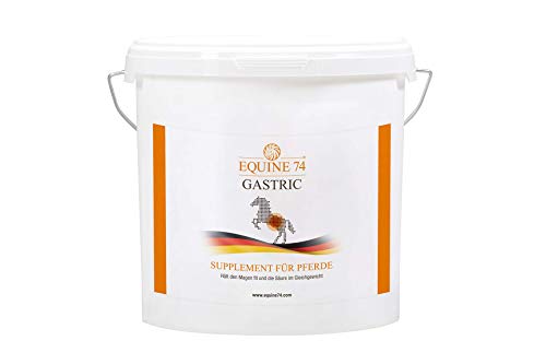 Equine 74 Gastric - suplemento natural para caballos y ponis con irritación de la mucosa gástrica o úlcera estomacal, reduce el ácido estomacal excedente, sin dopaje (20kg, Pellets)