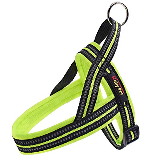 ERTY Reflective Security Pet Arneses Pesados ​​Chaleco de Nylon para Perros Grandes medianos pequeños, 4A, L