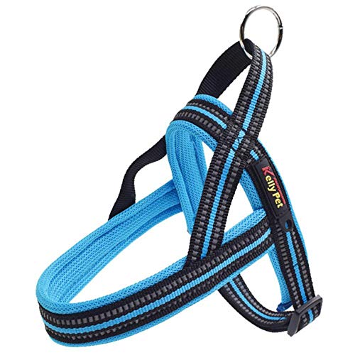 ERTY Reflective Security Pet Arneses Pesados ​​Chaleco de Nylon para Perros Grandes medianos pequeños, 4A, L