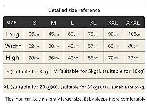 FAWEG   Pet Big Dog House Cilindro de Perrera Completamente Lavable Casa de Perro portátil Golden Retriever Cachorro de Perrera Mascota Gato Cama de   Perro Jaula de Perro M como se Muestra