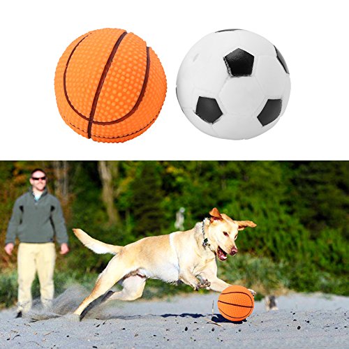 Fdit Pelota de Sonido para Masticar y Jugar con Sonido, Juguete para Perro, Cachorro, Entrenamiento, Juguete para Perros y Mascotas