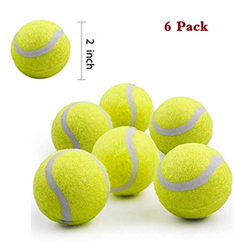 FEGER Interactiva Bola automática de Perro de Juguete Lanzador, la Pelota de Tenis Que Lanza la máquina de Entrenamiento del Perro Lanzar último Juguete, 3 Bolas Incluyó,Maxi Ball 6 Pack