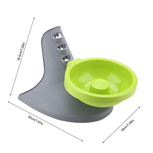 Filfeel Plastico Comedero para Perros Altura Ajustable (8,5-17 cm / 0,27-0,55 Pulgadas) para aliviar la incomodidad del Soporte para Mascotas