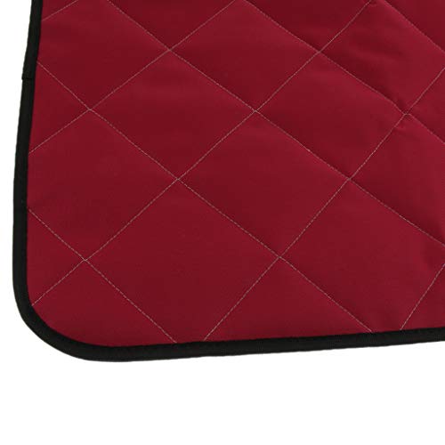 FLAMEER Funda Manta Protectora de Alfombra Mascota Accesorios Conveniente Asientos Cama Limpios - Rosa Roja L