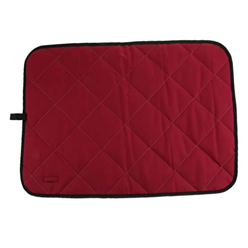 FLAMEER Funda Manta Protectora de Alfombra Mascota Accesorios Conveniente Asientos Cama Limpios - Rosa Roja L