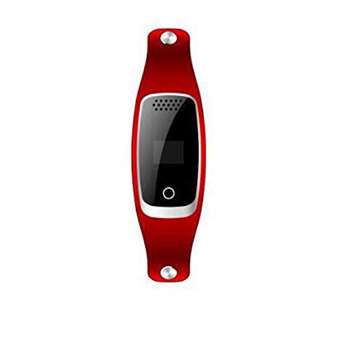 FLYM GPS para Perros, Dog Monitor de Actividad y Fitness Tracker - Ligero y Resistente al Agua, GPS para Perros Prevención de Pérdidas,Rojo