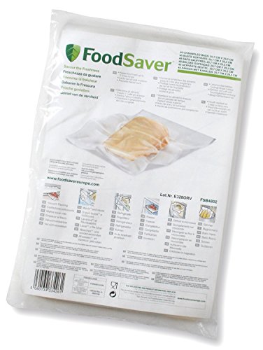 Foodsaver FSB4802-I-065 - Bolsas envasado al vacío, 20.7 x 29.2 cm