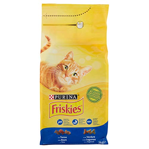 Friskies Adult pienso para el Gato, imantado con y Verduras aggiunte, 2 kg