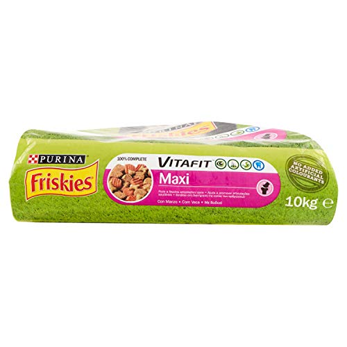 Friskies vitafit Maxi pienso para el Perro, con Manzo, 10 kg