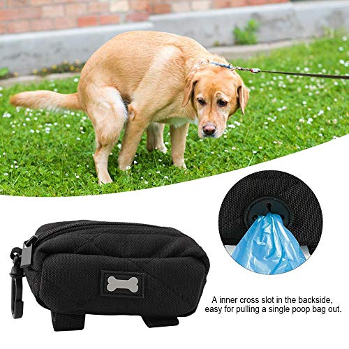 FTVOGUE - Riñonera Impermeable de algodón para Perro, con un Rollo de Bolsas para Pastillas para Entrenamiento al Aire Libre