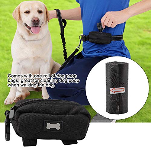 FTVOGUE - Riñonera Impermeable de algodón para Perro, con un Rollo de Bolsas para Pastillas para Entrenamiento al Aire Libre