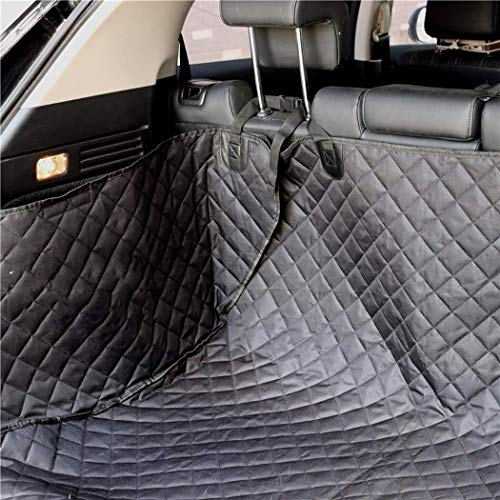 Fundas de Asientos de coches Perro Asiento de coche perro cubre la parte trasera, duradero resistente a los arañazos antideslizante del asiento de coche cubierta for perros con la protección lateral f