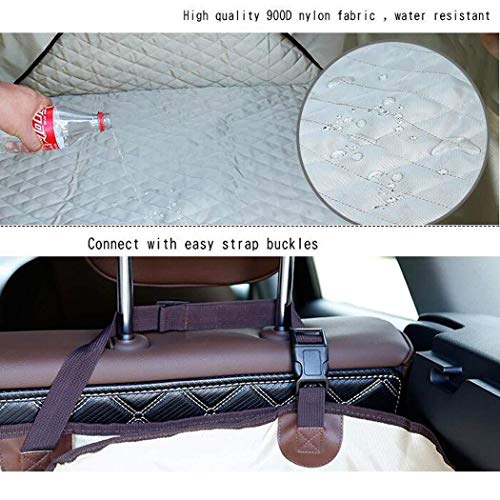 Fundas de Asientos de coches Perro Perro del asiento de coche cubierta, Asiento trasero protector impermeable durable Mat asiento de coche Boot Liner pet protector resistente a los arañazos for mascot