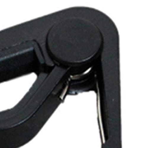 Funnyrunstore Guitarra Capo Ballad Guitarra eléctrica Shifter Ukulele Metal Capo Guitarra Accesorios Advanced Capo Guitarra Capo negro