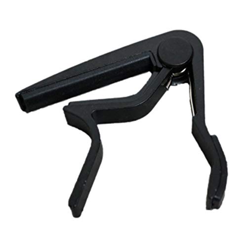 Funnyrunstore Guitarra Capo Ballad Guitarra eléctrica Shifter Ukulele Metal Capo Guitarra Accesorios Advanced Capo Guitarra Capo negro