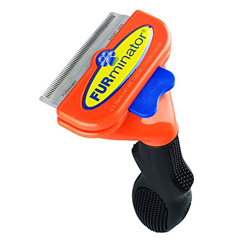 FURminator - Herramienta deShedding (tamaño M) Cepillo anticaída del pelo para mascotas - naranja