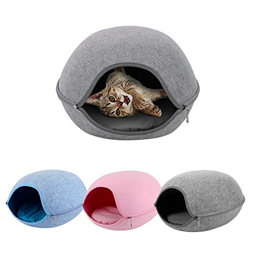 Galapara Gato Cueva de Mascotas Cama Cueva de Gato para Gatos Gatitos Mascotas, Casa para Gatos Interior, Cama para Gatos/Perros Pequeños/Animal Doméstico