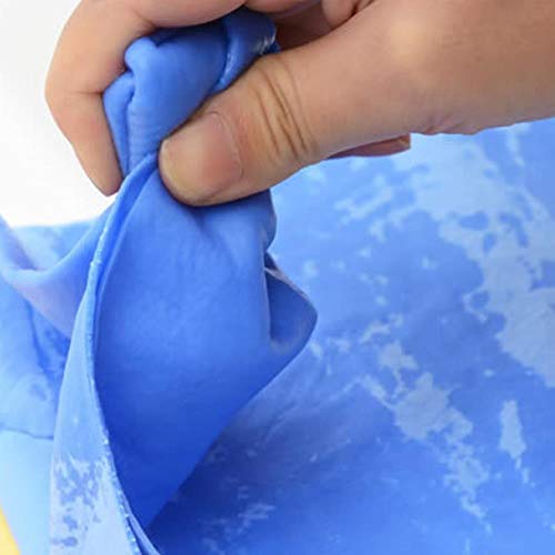 Gbcyp Color sólido Estera Absorbente de Agua húmeda Suave Gamuza sintética Mascota Baño de Perro Toalla Limpia Piel de Ciervo sintética Toalla Absorbente para Mascotas, Color Aleatorio, L