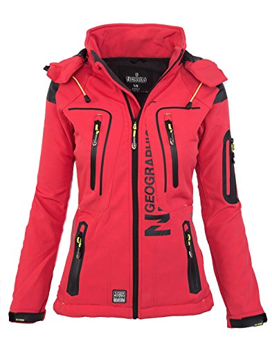 Geographical Norway - Chaqueta multifunción softshell impermeable para mujer Corail S
