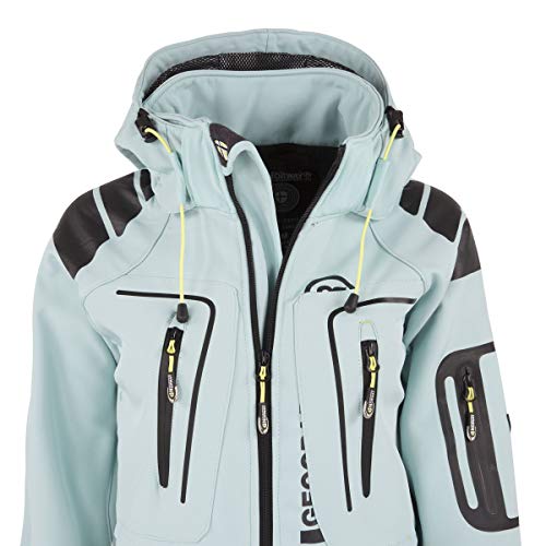 Geographical Norway Tislande Damen Softshell Jacke Aqua Gr. L