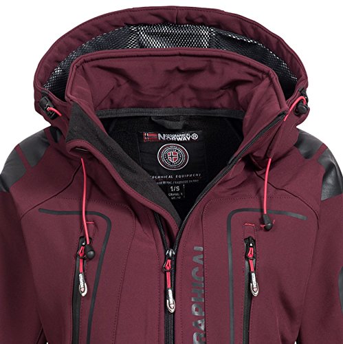 Geographical Norway Tislande Damen Softshell Jacke Burgundy Gr. S