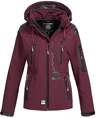 Geographical Norway Tislande Damen Softshell Jacke Burgundy Gr. S