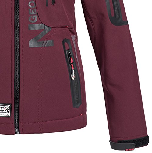 Geographical Norway Tislande Damen Softshell Jacke Burgundy Gr. S