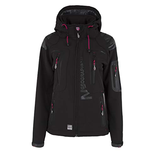 Geographical Norway Tislande Damen Softshell Jacke Schwarz Gr. L