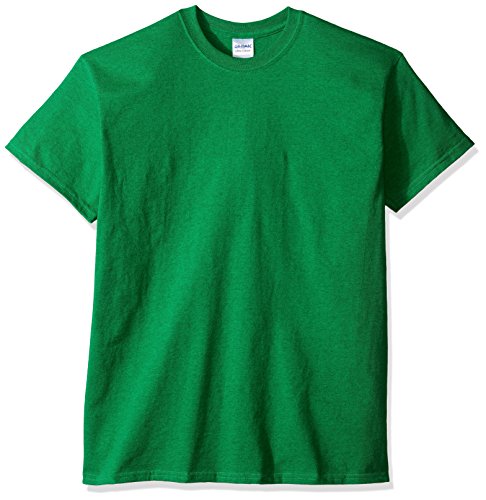 Gildan - Camisa para Hombre Verde Verde Irlanda M