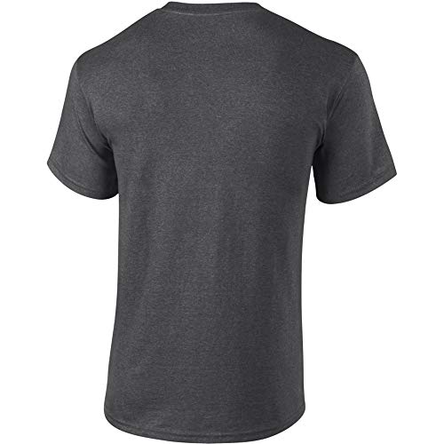 Gildan - Camiseta básica de manga corta Modelo Ultra Cotton para hombre caballero (Pequeña (S)/Azul marino)