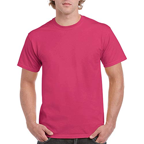 Gildan - Camiseta básica de manga corta Modelo Ultra Cotton para hombre caballero (Pequeña (S)/Azul marino)