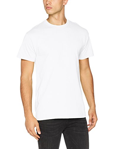 Gildan Heavy Cotton Tee - Camiseta para hombre Blanco S