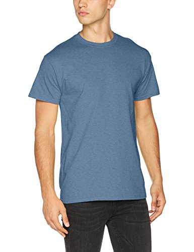 Gildan Heavy Cotton Tee - Camiseta para hombre Blue (Indigo Blue) S