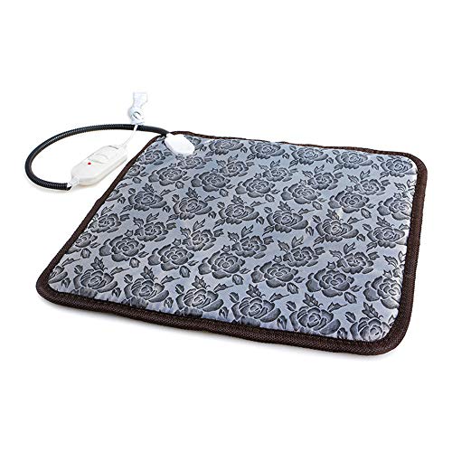 GNSDA Almohadilla calefactora para Mascotas, Almohadillas calefactoras para Gatos y Perros, Alfombrilla calefactora eléctrica Impermeable para Interiores,protección contra sobrecalentamiento