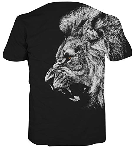 Goodstoworld Cerveza Tiger Camiseta 3D Golden Imprimir Hombres Mujeres Verano Casual de Manga Corta Personalizada Camiseta tee Tops pequeños