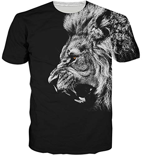 Goodstoworld Cerveza Tiger Camiseta 3D Golden Imprimir Hombres Mujeres Verano Casual de Manga Corta Personalizada Camiseta tee Tops pequeños