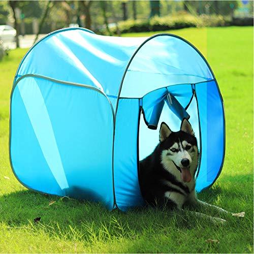 GUTONGHAO Space Cat Valla Mascota Portátil Plegable Ejercicio Perrera Perros Gatos Interior Al Aire Libre Extraíble Malla Sombra Cubierta Cat House