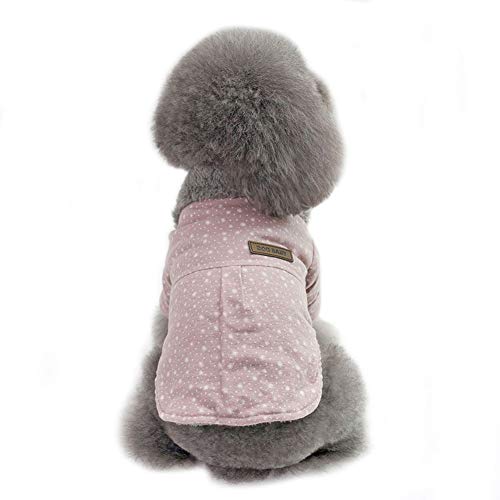 Handfly Abrigo de Perro para Perros pequeños, Perro Abrigo de Invierno Perro Chaqueta Perro suéter Perro Sudadera con Capucha Ropa para Perros