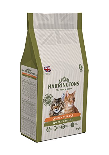 Harrington Comida para gatos completa con pollo y arroz, 4 x 2 kg