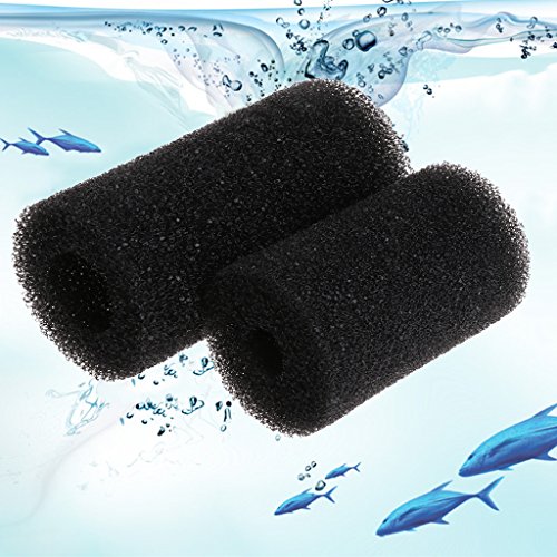 Haven shop 5 Piezas de Filtro de Acuario para Acuario, Esponja para Acuario, Cubierta de Filtro para depósito de Peces, Estanque de Entrada, Espuma Negra