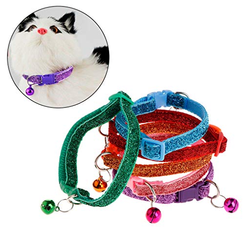 Haven shop Collar Luminoso Brillante para Perro, Cachorro, Gato, Gatito, Collar Anti pérdida, Correa Ajustable con Hebilla para cinturón, Accesorios de decoración